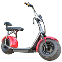 Scooter électrique pour adultes certifié CE, pneus larges, Citycoco, siège double coussin, étanche, 1000W/2000W, 20AH, cyclomoteur