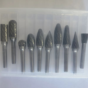 مبرد دوار من كربيد التنجستن مبرد مزدوج القطع 6 مم مبرد تشانك من الجهة المصنعة 10 قطع - Product Image 2