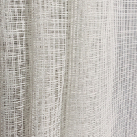 Tissu multicolore 100% Polyester, fil Durable teint, filet à œillets, tissu de rideau transparent