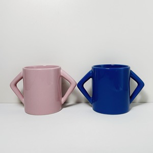 Mug en céramique personnalisé, tasse individuelle avec poignée, origine Zibo, pour cadeaux, printemps 2013, numéro de pièce 7111 - Product Image 3