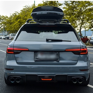 Kit en fibre de carbone sèche : Lame avant, feux de brouillard, jupes latérales, diffuseur arrière, spoiler de toit 1ère génération pour Audi A4 <span class=keywords><strong>Allroad</strong></span> 2017-2019 - Product Image 5