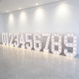 La Fabbrica di Insegne Lc Produce Lettere LED Illuminate per Esterni su Larga Scala, Incluse Opzioni Alfanumeriche di 4 Piedi - Product Image 1