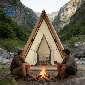 Tente de glamping de luxe en forme de A pour 1-2 personnes, idéale pour dormir en extérieur, Tenda De Lona - Product Image 1