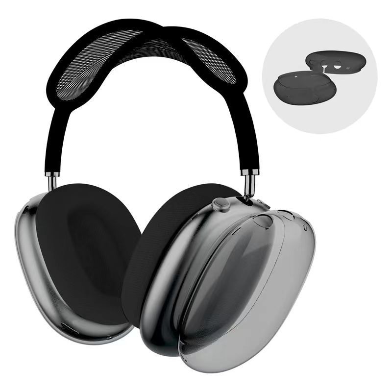 Estuche negro translúcido, un par