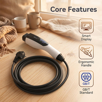 Cargador Portátil para Vehículos Eléctricos GB/T de 3.5kW con Cable TPU de 5m, Resistente al Agua IP65, Plug & Play, CE/TUV, para Autos Eléctricos