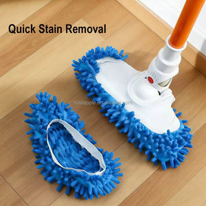 Pantofole <span class=keywords><strong>Mop</strong></span> in <span class=keywords><strong>Microfibra</strong></span> per Pulizia Casa, Copriscarpe per Pulizia Pavimenti, Calzini per Casa, Cucina e Ufficio - Product Image 5