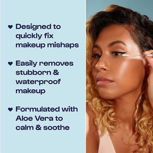 कस्टम लोगो डिस्पोजेबल तरल से भरा हुआ मेकअप रिमूवर कपास स्वैब टिप बंद - Product Image 2