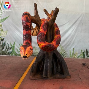 Serpiente Pitón Animatrónica de Tamaño Real, Modelo de <span class=keywords><strong>Animal</strong></span> Robótico Realista para Parques Temáticos y Exposiciones de Zoológicos - Product Image 5