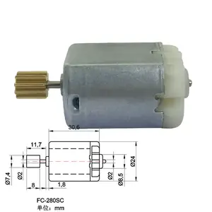 FC-280sc 12V 11800Rpm pequeno motor Car Door Lock Motor para Veículo