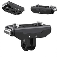 AMagisn 2.0 Supporto Magnetico Robusto in Acciaio Inossidabile con Blocco Automatico e Anti-Vibrazione per Insta360 X6/X5/Ace Pro Moto/Bici