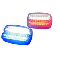 Lampu Strobo LED 12V 24V Baru Bersertifikasi CE Kondisi Baru Merah Biru 6*4 Aksesoris Lampu Mobil untuk Truk