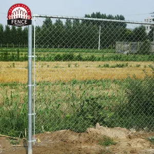 Ucuz kullanılan zincir bağlantı çit kapıları elmas tel örgü çit kapısı