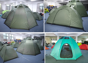<b>Large</b> Family Modula Tent With One Hall and Four Separate 1-2 Person Tents for 4-8 Team Connection Tent for <b>Outdoor</b> Activity W145 - Product Image 4