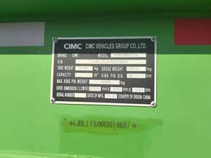 CIMC 80ton 17m Cubierta de caída de cama baja Cargador de cama baja de 3 ejes Remolque Lowboy con rampa mecánica Precio de semi camión - Product Image 4