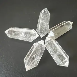 Natural Energy Healing Clear Quartz Double Terminated towers gemstones Wand Tower for Decorate Crystal Points