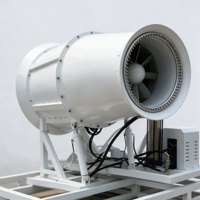 Canon à brouillard puissant de 40 m avec performance de pulvérisation stable pour la suppression de la poussière sur les chantiers de construction