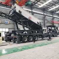 Penghancur Batu Kapur Tipe Jaw Impact 60 TPH yang Dapat Disesuaikan dengan Gear Engine dan Gearbox PLC untuk Agregat Konstruksi