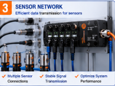 IFM IO-Link โมดูลกล่องจำหน่ายอุตสาหกรรมสำหรับระบบอัตโนมัติ PLC - Product Image 4