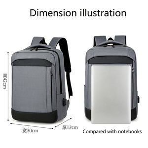 Hot Sale Large Capacity <b>Backpack</b> <b>Waterproof</b> Oxford Anti-theft Features Custom Logo Office <b>Backpack</b> Travel Bag - Product Image 2