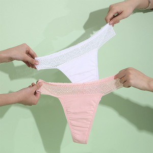 Ropa Interior Menstrual Reutilizable Cómoda, Bragas Tipo Tanga Delgadas y Duraderas de <span class=keywords><strong>Tiro</strong></span> <span class=keywords><strong>Bajo</strong></span>, Suaves, Ventiladas, Transpirables, Absorbentes, Talla 4XL, Tejidas - Product Image 3
