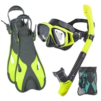 Ensemble de plongée pour adultes S/M ML/XL : Lunettes de natation personnalisables, masque, palmes et tuba