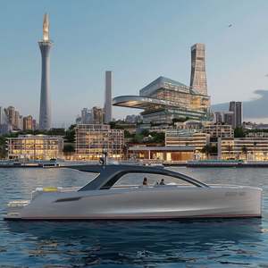 XJZJ-33ft commercial de luxe 33 pieds/10m en alliage d'aluminium 5083 Yacht hors-bord pêche transport de passagers rivières - Product Image 1