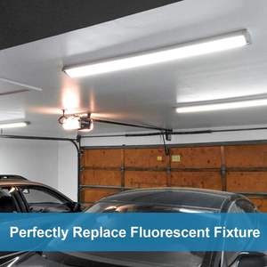 ไฟเพดาน LED โมเดิร์น ความสว่างสูงพิเศษ 48 วัตต์ แบบฝัง ดีไซน์โค้ง 4 ฟุต สำหรับโรงรถ ทางเดิน สำนักงาน โกดังอะลูมิเนียม - Product Image 6