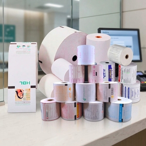 Système de gestion des files d'attente personnalisé, papier thermique 80x80, rouleau d'impression de tickets d'enregistrement pour les cliniques publiques - Product Image 1