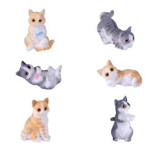 <b>Mini</b> Resin Animals Miniature Resin Cat Crafts Figurines Ornaments for DIY Car Dashboard Office <b>Desk</b> Computer Monitor Decor - Product Image 4
