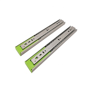 3 veces de extensión completa de cerca de Cojinete de bolas cajón de diapositivas 45Mm canal telescópico de <span class=keywords><strong>cierre</strong></span> <span class=keywords><strong>suave</strong></span> rodamiento de <span class=keywords><strong>corredera</strong></span> - Product Image 1