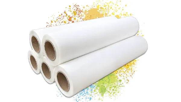 Rollos de hojas de película PET de transferencia de papel DTF para impresora DTF tamaño personalizado A3 A4 30cm 33cm 40cm 42cm 60cm