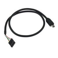 50CM USB 2,0 Micro 5 pines/Mini 5 pines tipo-c macho USB hembra a 9 pines hembra 2,54 USB Header PCB placa base Cable