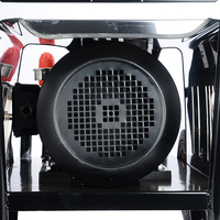Nettoyeur haute pression mobile à essence sur roues, autonome, fonctionnement hors réseau, adapté aux sites isolés sans alimentation électrique