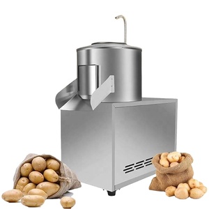 1100W Commercial Electric Stainless Steel Potato Peeler Automatic <b>Vegetable</b> Peeling Machinery for Restaurants and Kitchens - Product Image 1