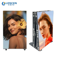 Afficheur LED pliable P2 P2.5, écran LED miroir P1.53 P1.86