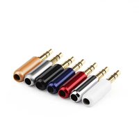 Connecteur Jack 3,5 mm, prise stéréo 3 pôles, connecteurs de microphone 3,5 mm, câble pour écouteurs DIY, haut-parleur, multicolores, 3,5 mm Jacks