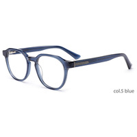 Vente en Gros de Lunettes Montures de Lunettes Optiques Transparentes Classiques en Acétate Rondes et Transparentes pour Hommes et Femmes