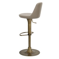 [En stock] Tabouret de bar Master Design, hauteur réglable, pivotant, luxe léger, usage domestique, cuir minimaliste italien