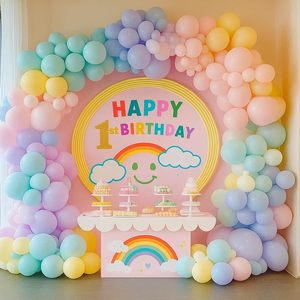 <span class=keywords><strong>Set</strong></span> di Palloncini in Lattice Lucido Pastello Feile, 50 Pezzi, 12 Pollici, Multicolore <span class=keywords><strong>Arcobaleno</strong></span>, per Decorazioni Festa di <span class=keywords><strong>Compleanno</strong></span>, Baby Shower, Addio al Nubilato - Product Image 6