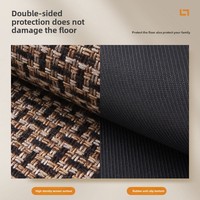 Tapis de sol en tissu chenille haut de gamme, moderne, anti-fatigue, lavable, antidérapant, grand format, pour entrée, couloir, maison, cuisine