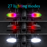 Luces Antiniebla para Motocicleta, Lámpara Auxiliar de Conducción LED, Faros Delanteros para Moto, Interruptor con Cable, Luces LED de Doble Color para Motocicleta