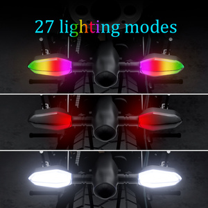 Feux antibrouillard pour moto, lampe auxiliaire LED, phare de moto, projecteurs, interrupteur filaire, double couleur, feux LED pour moto - Product Image 2