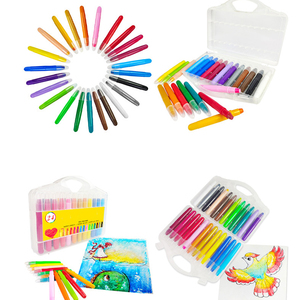 Juego de Crayones de Cera Lavables y Borrables, 36 Colores, No Tóxicos, Personalizados, para Libros de Colorear, Manualidades y Arte, 3+ - Product Image 3