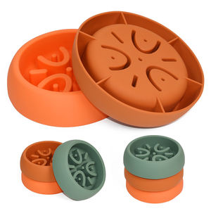 Atacado Moderno Silicone <span class=keywords><strong>Pet</strong></span> Comer Lento Tigela Do Cão Não-Slip Raised Silicone Slow Alimentador Cão lambendo Tigela <span class=keywords><strong>pet</strong></span> tigela alimentador lento - Product Image 4