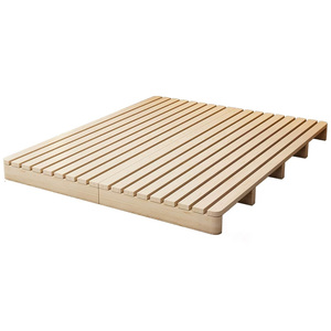 Modern Eco-Friendly Durable Minimalist Solid Wood Platform <strong>Bed</strong> Japanese Tatami Floor <strong>Bed</strong> Frame Queen/<strong>King</strong> <strong>Size</strong> No <strong>Headboard</strong> - Product Image 3