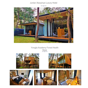 Casa de Vacaciones Modular de Madera de Lujo al por Mayor, Villa Personalizada en <span class=keywords><strong>la</strong></span> Orilla del Mar, Cabañ<span class=keywords><strong>a</strong></span> de Madera con Piscina Infinita Privada, Certificación CE - Product Image 2