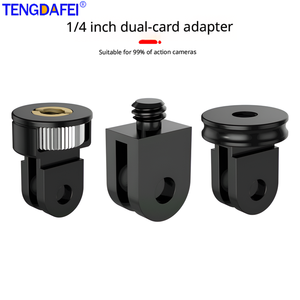 อุปกรณ์เสริมกล้องลดราคา  ตัวแปลงสกรู 1/4 นิ้ว  อะแดปเตอร์ขาตั้งกล้องขนาดเล็กสำหรับกล้องแอคชั่น Gopro11 Eken/Shadow Stone - Product Image 2