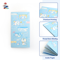 Cuaderno de Papel con Costuras Laterales Personalizadas, 180 Páginas Planas, Encuadernado Cosido, para Proyectos de Scrapbooking y Manualidades, Tamaño y Color Personalizables
