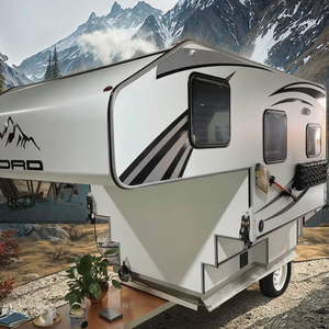 Camper Pick-up de Haute Qualité - Camping-car Certifié CE avec Freins de Sécurité, Bandes Réfléchissantes - Product Image 2