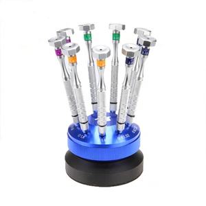 2022 Hot <span class=keywords><strong>Sale</strong></span> Big Head Schraubendreher-Set 9PCS für Brillen rahmen <span class=keywords><strong>Optical</strong></span> <span class=keywords><strong>Shop</strong></span> Verwendung - Product Image 4